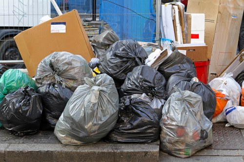 Professional office clearance team at work in Covent Garden office