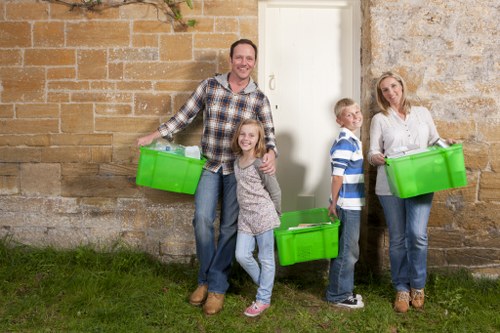 Garden waste being recycled