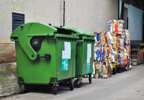 Recycling facilities processing cleared waste